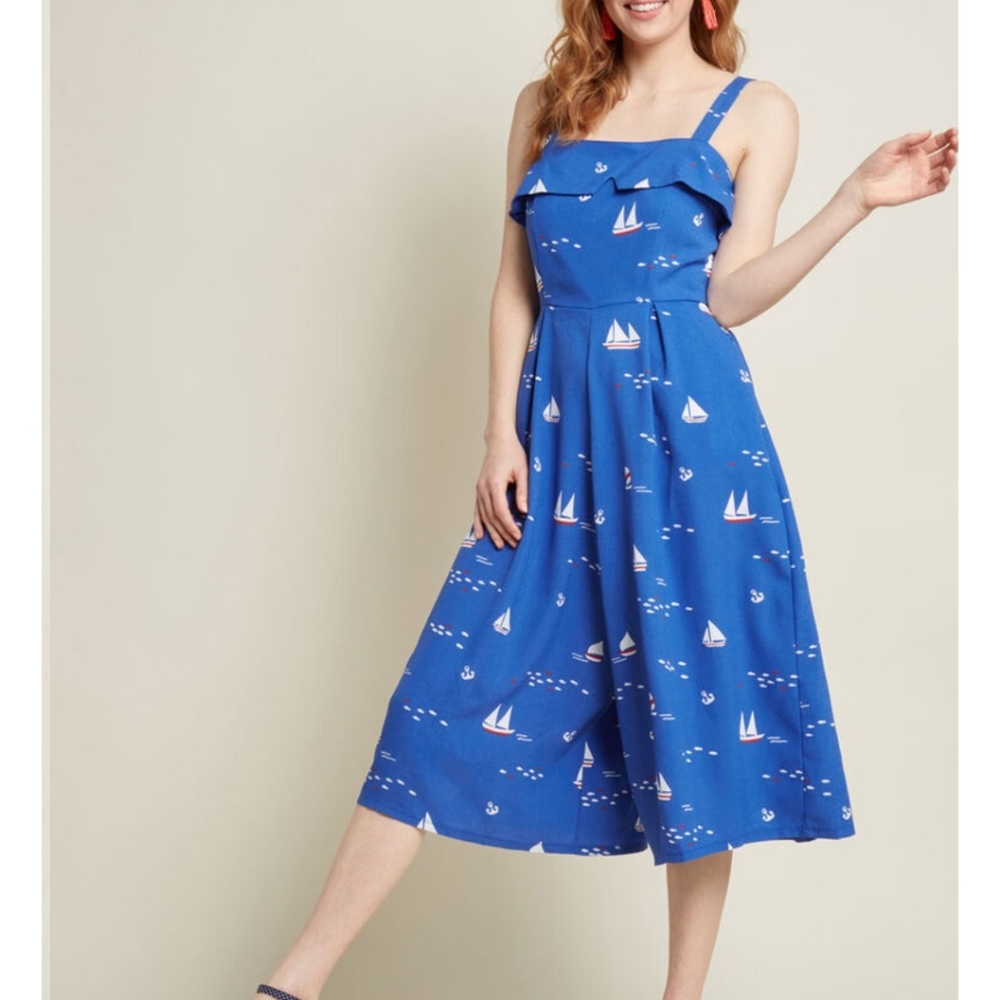 Modcloth Sailboat Jumpsuit